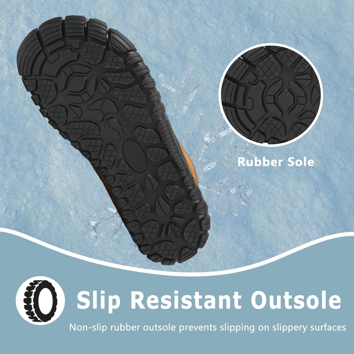Зимние ботинки Sudychen Water-Repellent Warm Lined для женщин и мужчин, фото №5