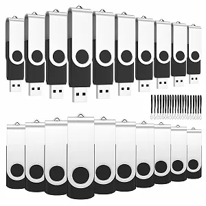 USB-флеш-накопичувачі ABLAZE 2 GB USB 2.0 Набір 50 шт Чорний - Фото 1