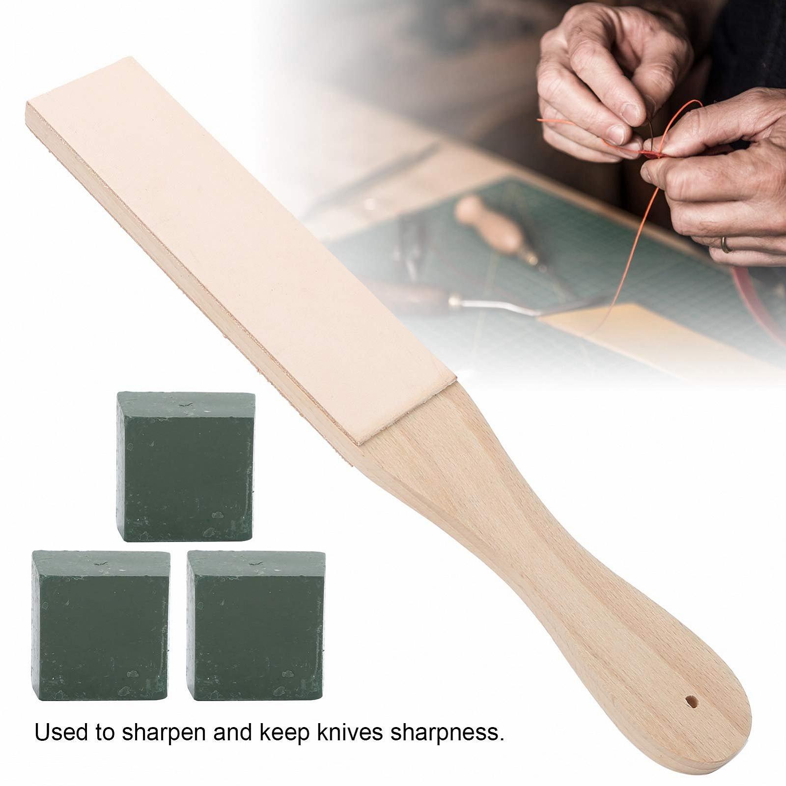 Точилка для ножів та інструментів Qcwwy шкіряна з полірувальною пастою, фото №9 Точилка для ножів та інструментів Qcwwy шкіряна з полірувальною пастою, фото №9