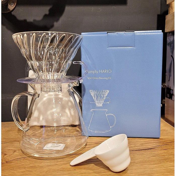 Набор Hario Glass V60 Чайник Drip Kettle air, фото №5
