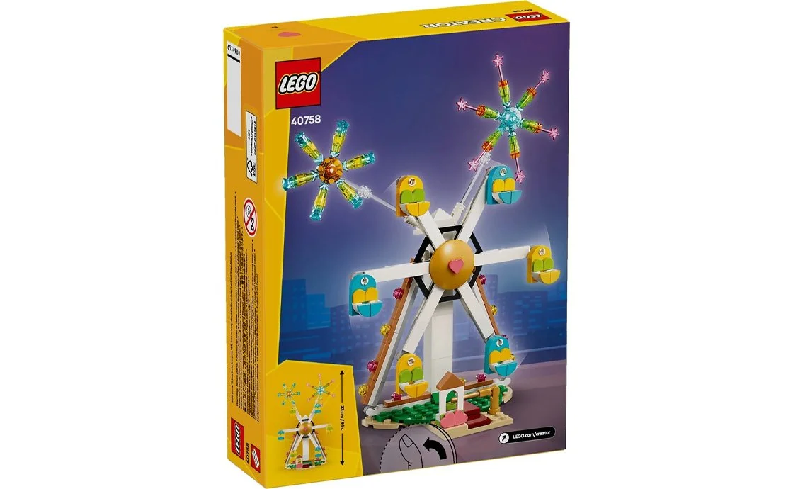 Конструктор Лего LEGO Creator Колесо обзора с фейерверками (40758), фото №3