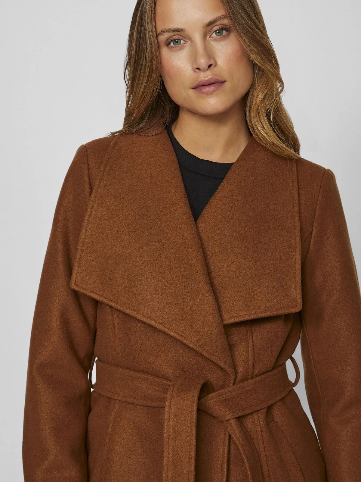 Пальто Vila С поясом, фото №6