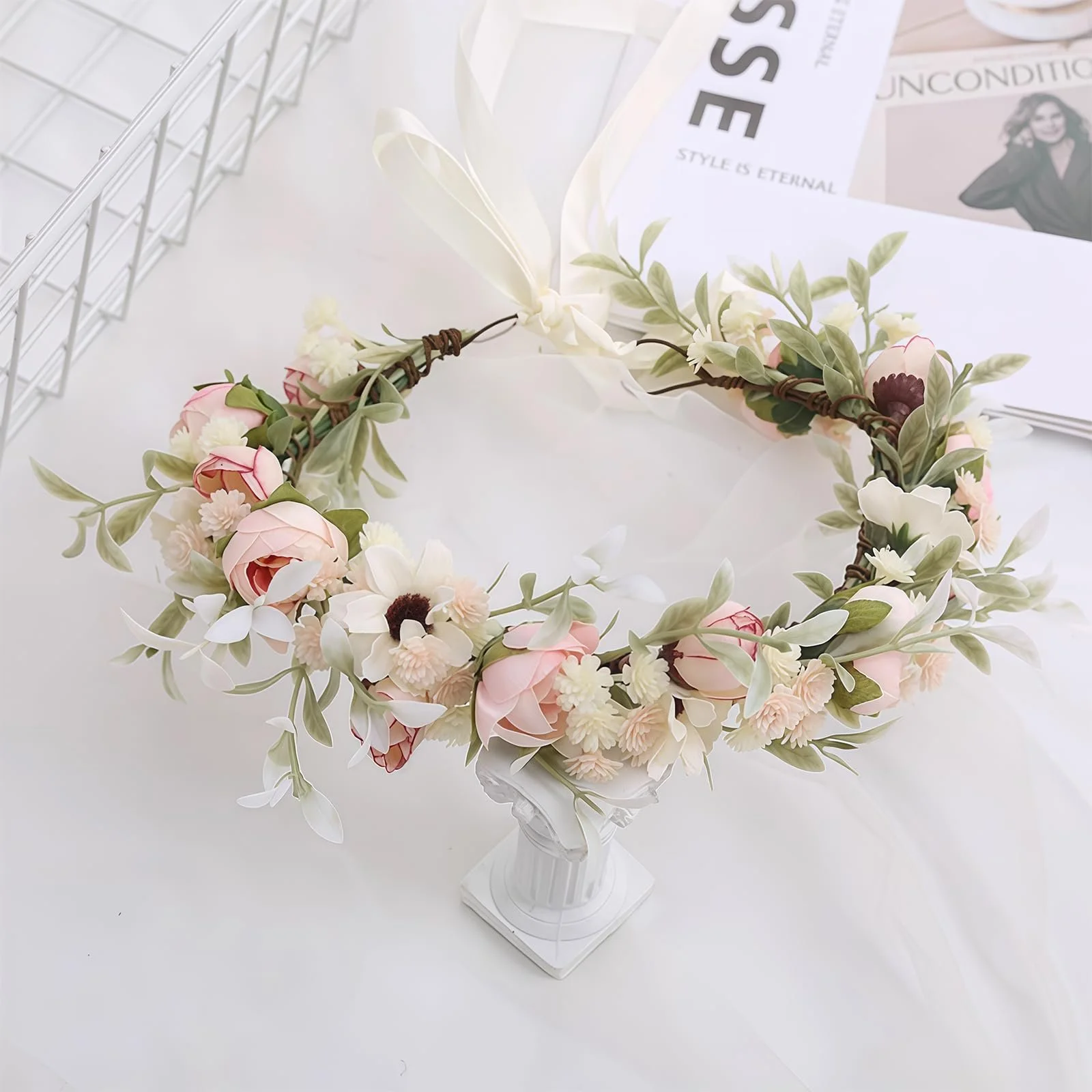 Венок для волос Цветочный, фото №4