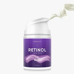 Крем для обличчя та шкіри навколо очей Retinol Anti-Wrinkle Essence денний та нічний з гіалуроновою кислотою та вітаміном Е - Фото 1