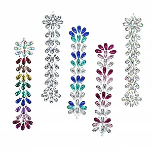 Наклейка для лица со стразами - Фото 1