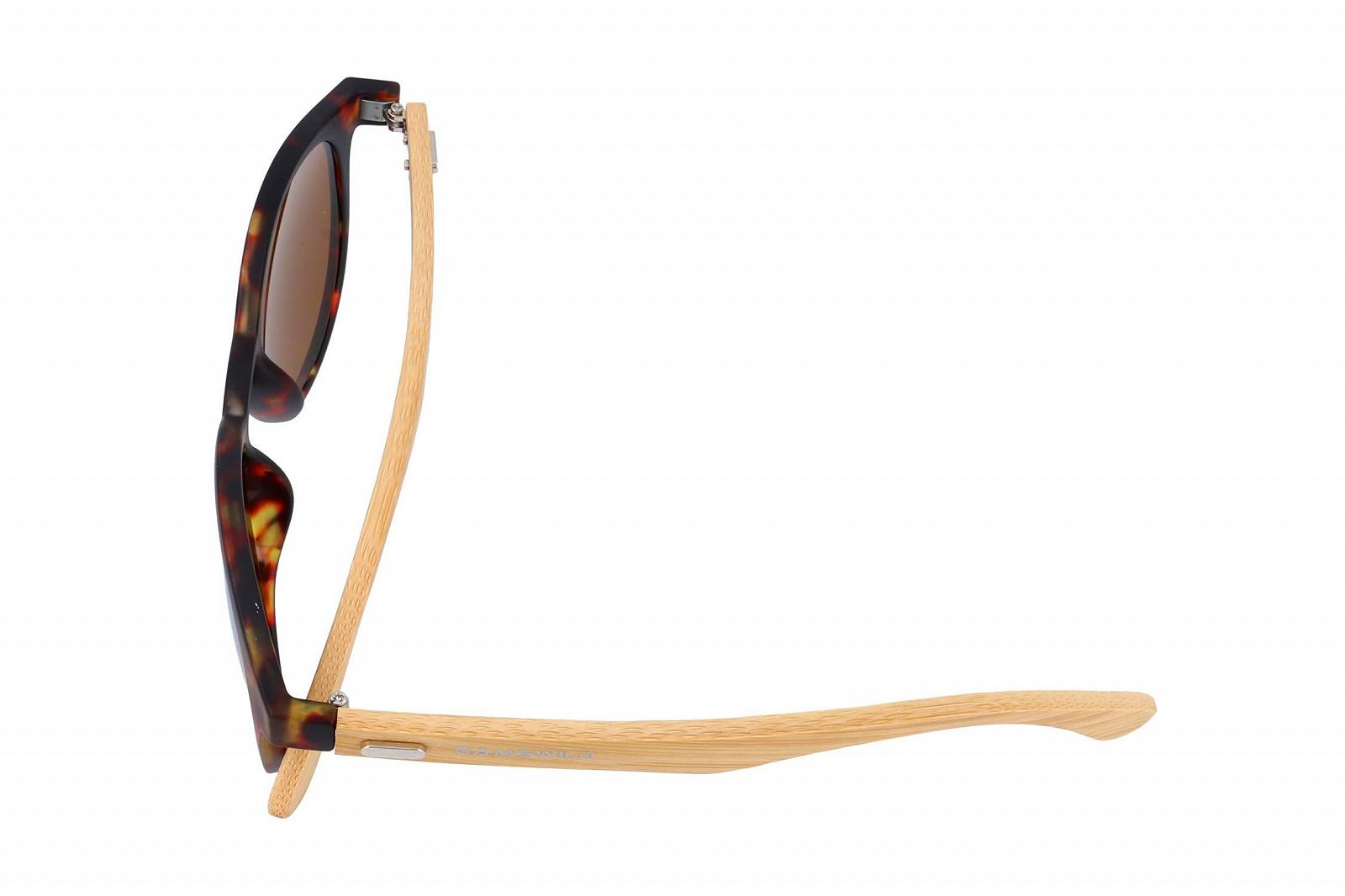 Сонцезахисні окуляри Gamswild WM1228 Бамбукові Модні Жіночі Чоловічі, фото №6