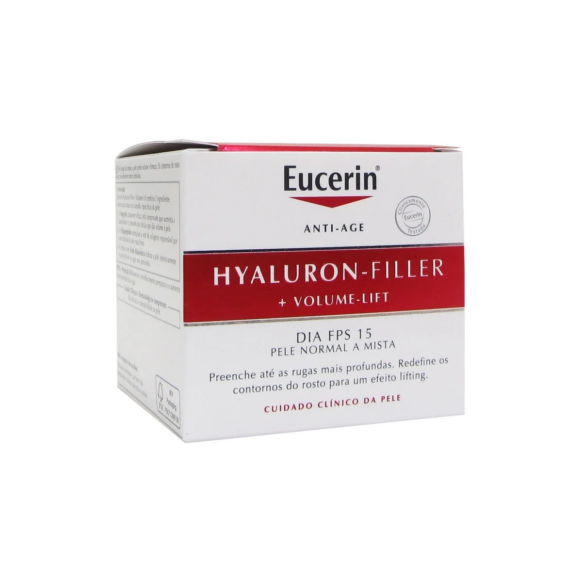 Денний крем Eucerin Hyaluron Filler + Volume Lift для нормальної та комбінованої шкіри 50 мл, фото №2 Денний крем Eucerin Hyaluron Filler + Volume Lift для нормальної та комбінованої шкіри 50 мл, фото №2