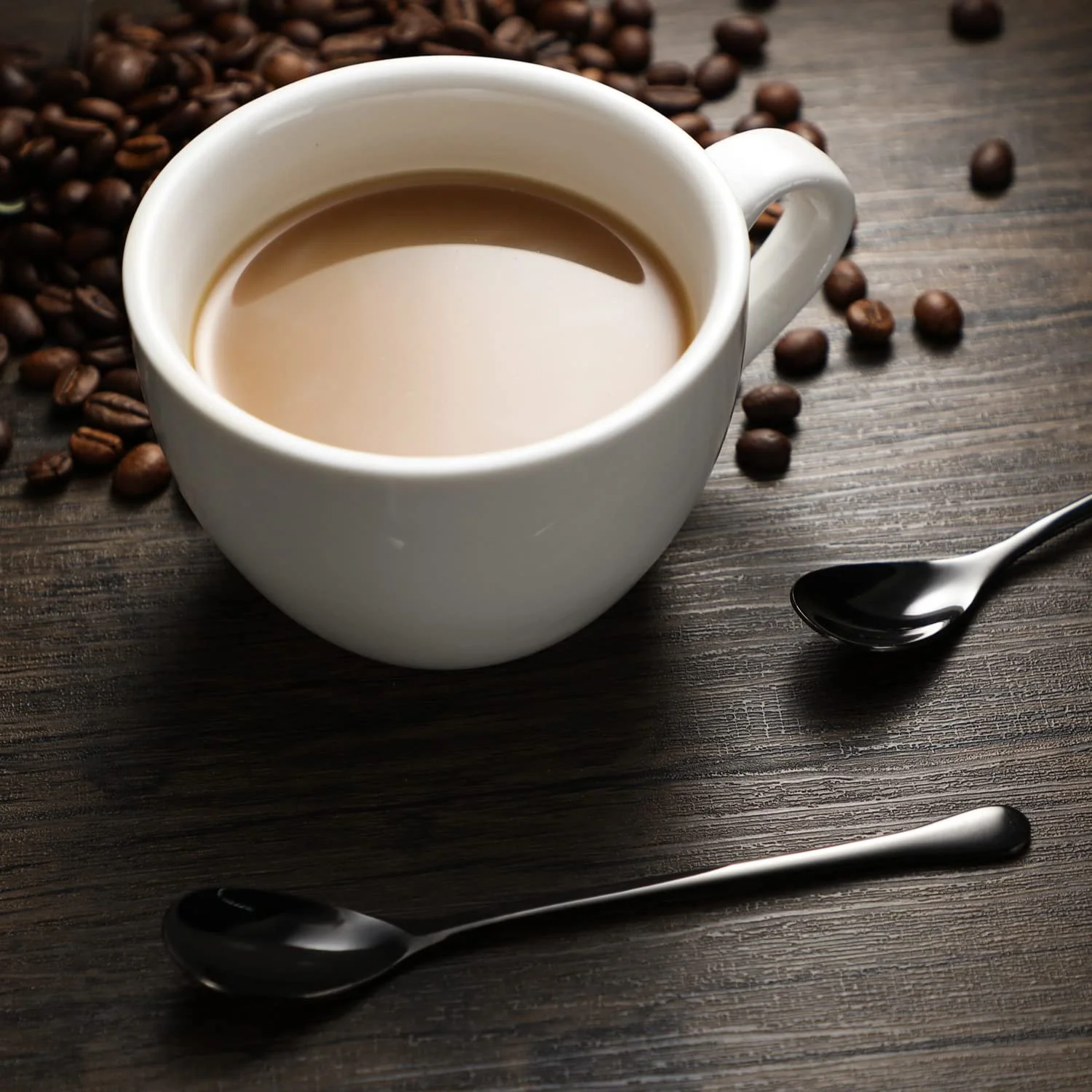 Кавова ложка Набір з 6 маленьких чайних з нержавіючої сталі, фото №4