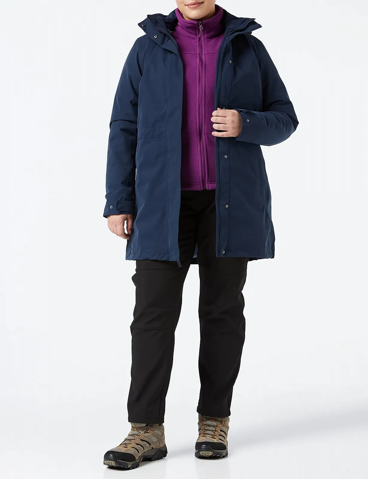 Пальто Jack Wolfskin Ottawa Водонепроникне 3-в-1, фото №3