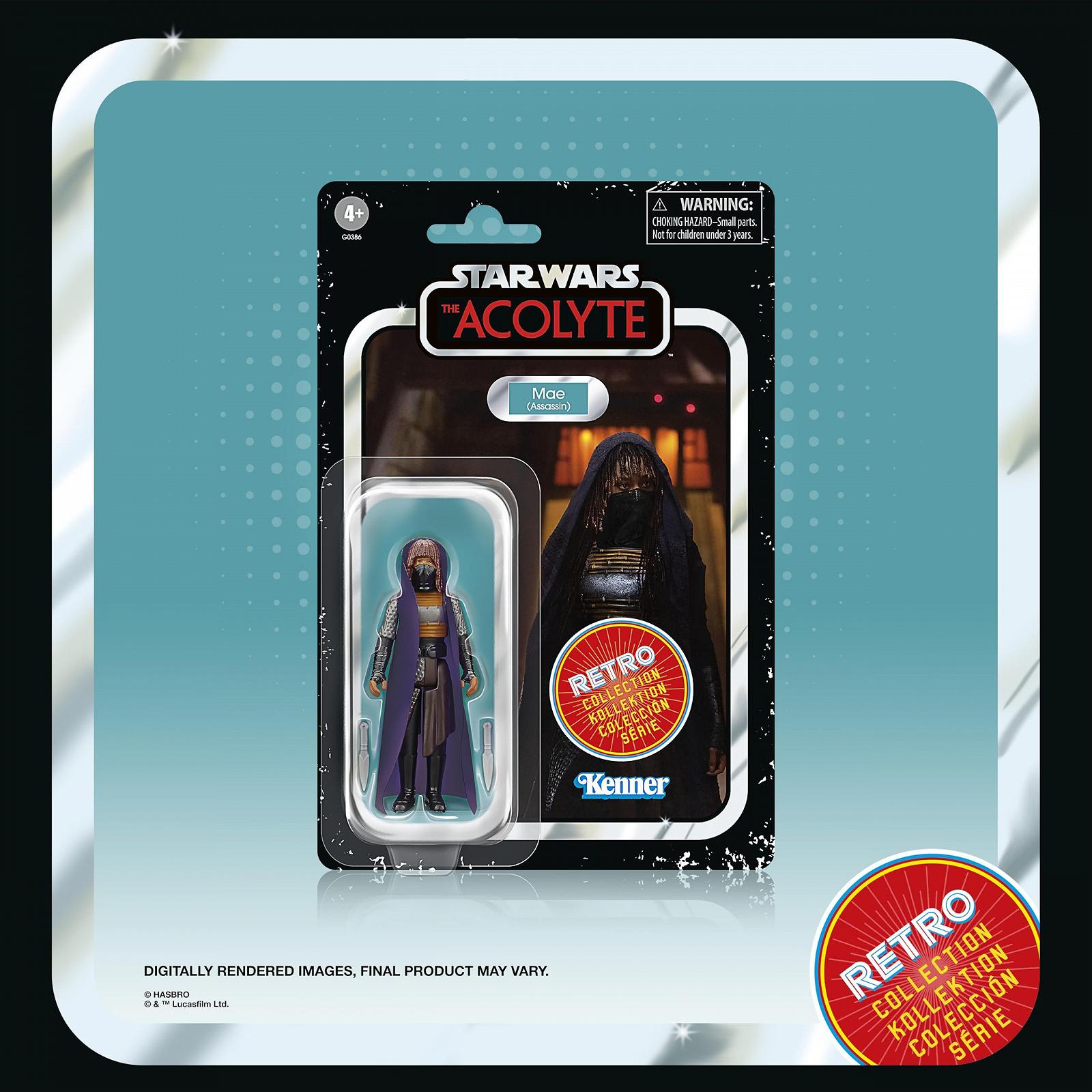 Фігурки Star Wars Retro Collection The Acolyte Multipack, 6 шт, масштаб 9,5 см, фото №5