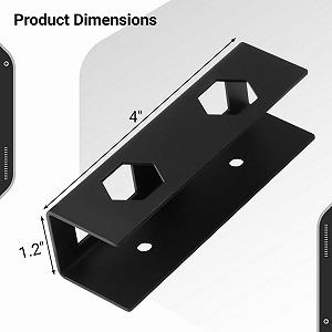 Крепление для ноутбука, модема и кабелей под стол Heavy Duty, универсальная стойка для хранения synthetic.ua - Фото 1