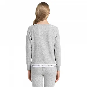 Топ с длинными рукавами Calvin Klein Женский Свитшот synthetic.ua - Фото 1