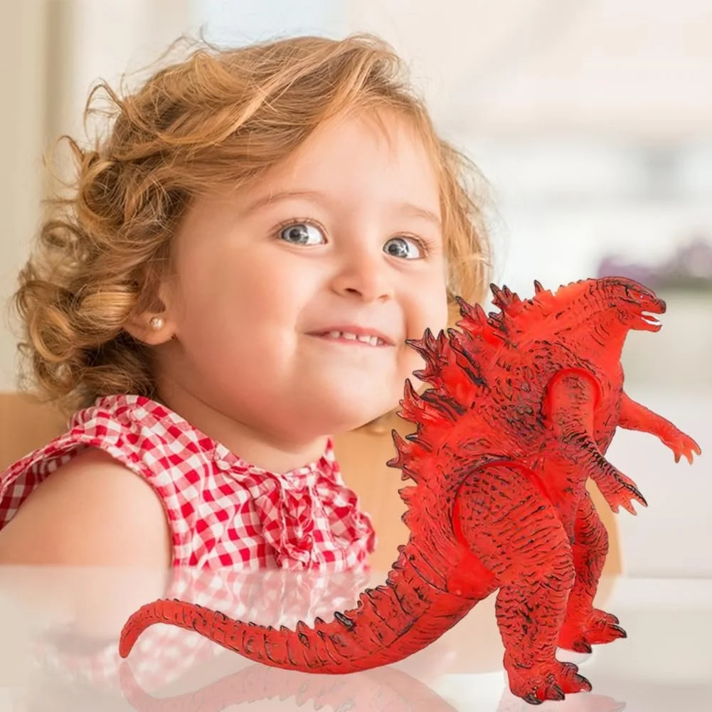 Фігурка Godzill The King of the Monster з рухомими шарнірами настільна PVC Червоний, фото №5