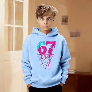 Пуловер для мальчиков с принтом 67, подростковый худи, детский теплый зимний свитшот, размер 164, 176, 134, 158, 152, 140 synthetic.ua - Фото 1