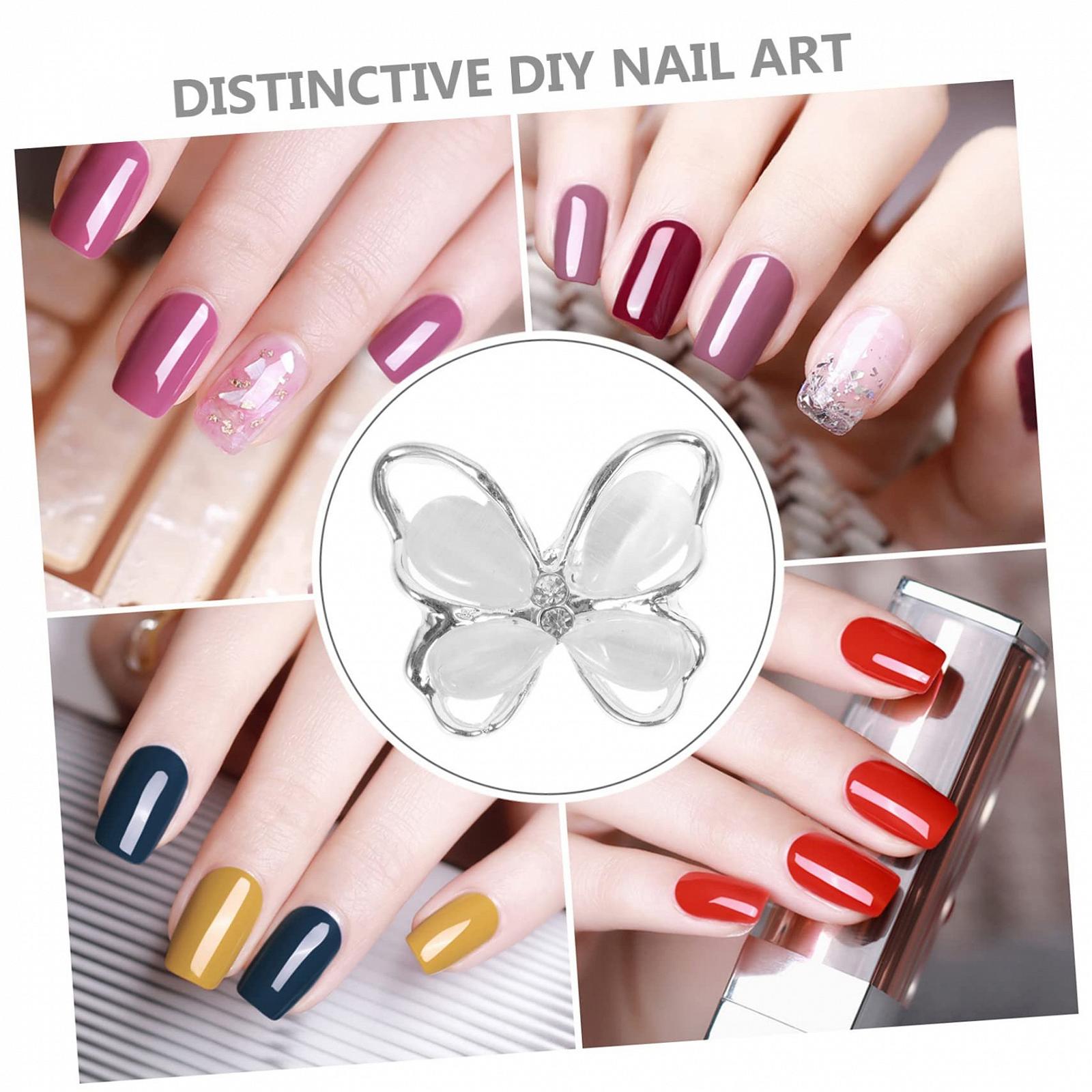 Украшение для ногтей Бант FRCOLOR, 50 шт, Аксессуары для ногтей, 3D Сплав Хрустальный галстук, фото №5