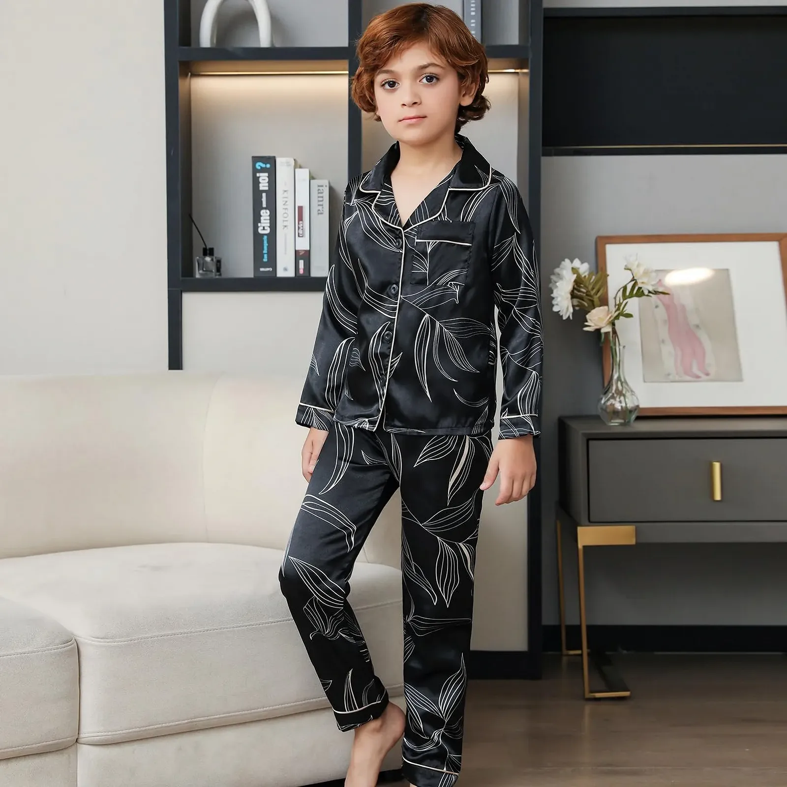 Комплект піжами атласний RuanMM, фото №6