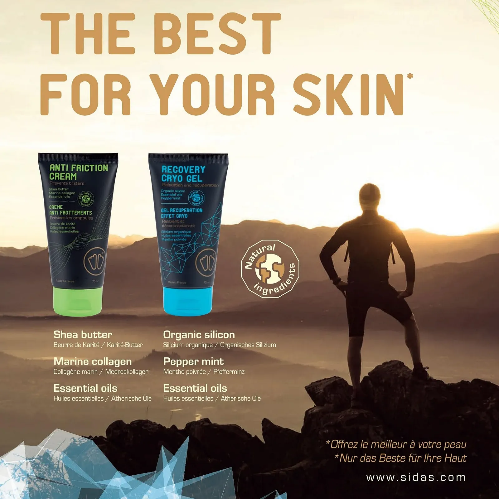 Гель-крем для ног Sidas Recovery Gel с крио-эффектом Blue 0.75 EU, фото №5