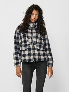 Пальто ONLY ONLDALINA L/S TEDDY SWT 15216686 Pumice Stone Темно-синій M - Фото 1