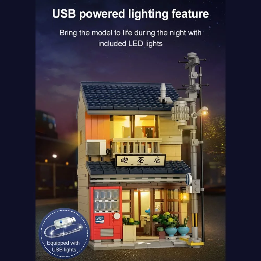 Конструктор CaDA Master C66010W Японський чайний будинок 1200 деталей Білий, фото №7