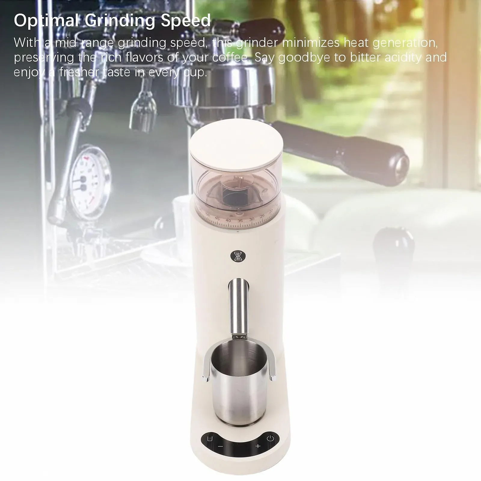 Кофемолка Haofy Antistatic 685 Apricot, фото №2