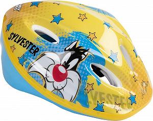 Шлем Warner Bros. Looney Tunes Titti Silvestro, детский, 52-56 см, светло-голубой, желтый, S - Фото 1