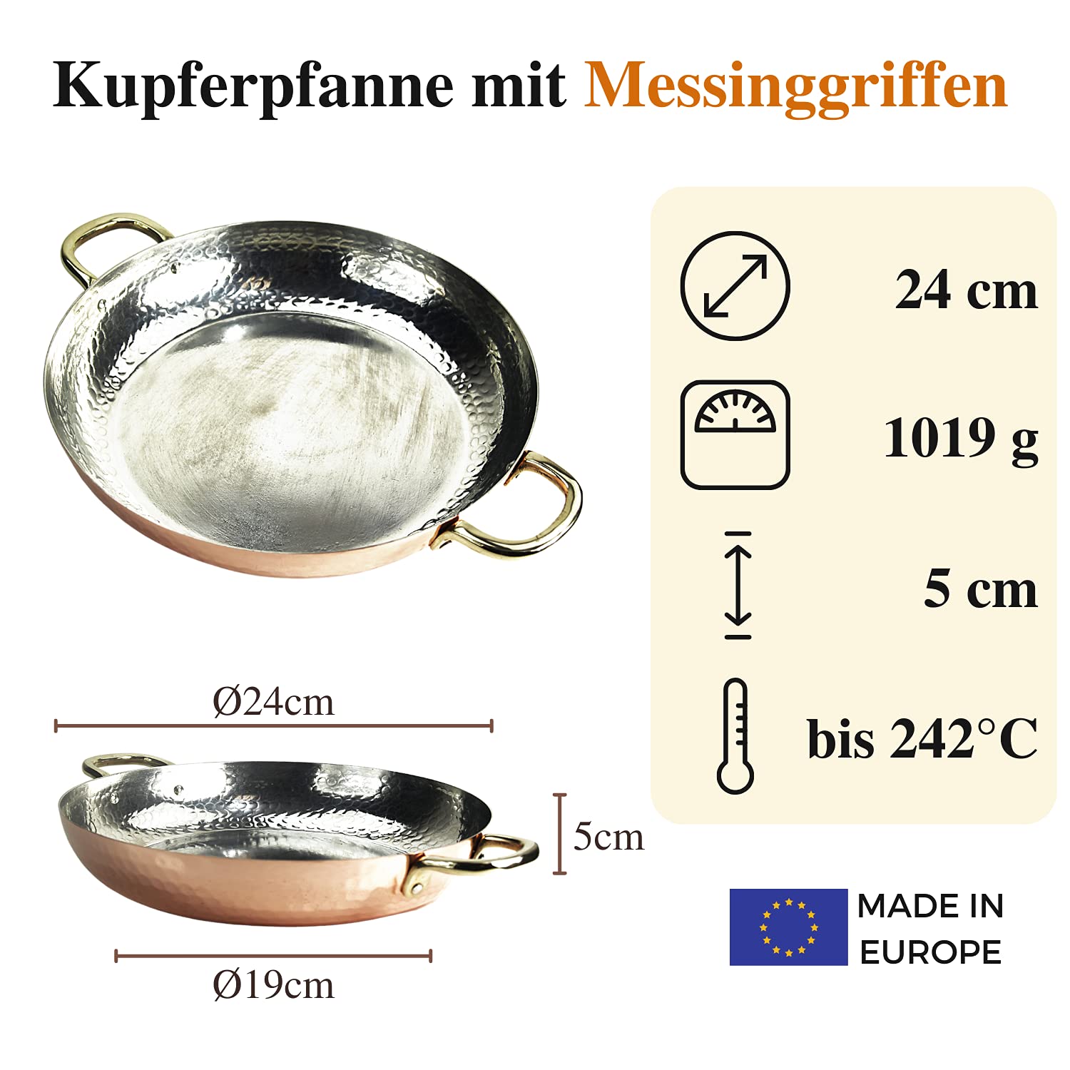 Сковорідка CopperGarden з ручками 24 см, фото №3
