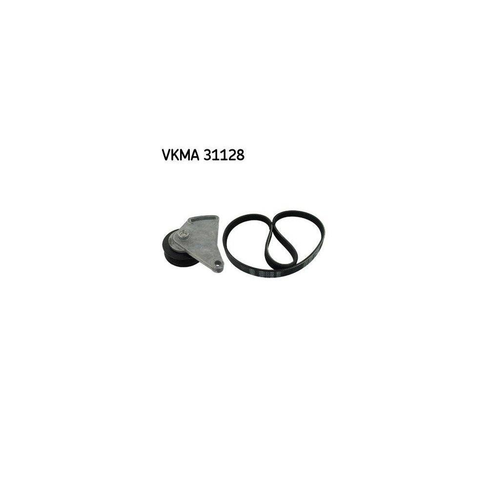 Комплект поліклинового ременя SKF VKMA 31128 для ALFA ROMEO AUDI BMW FIAT LANCIA MAZDA VW, фото №1