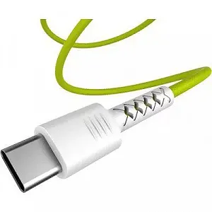 Дата кабель USB 2.0 AM to Type-C 1.0m Soft white/lime Pixus (4897058531169) synthetic.ua - Фото 1