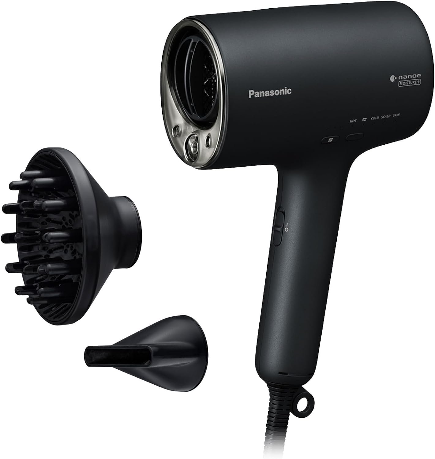 Фен Panasonic nanoe™ MOISTURE+ & Mineral EH-NA0J-N825, 1600 Вт, черный, фото №1