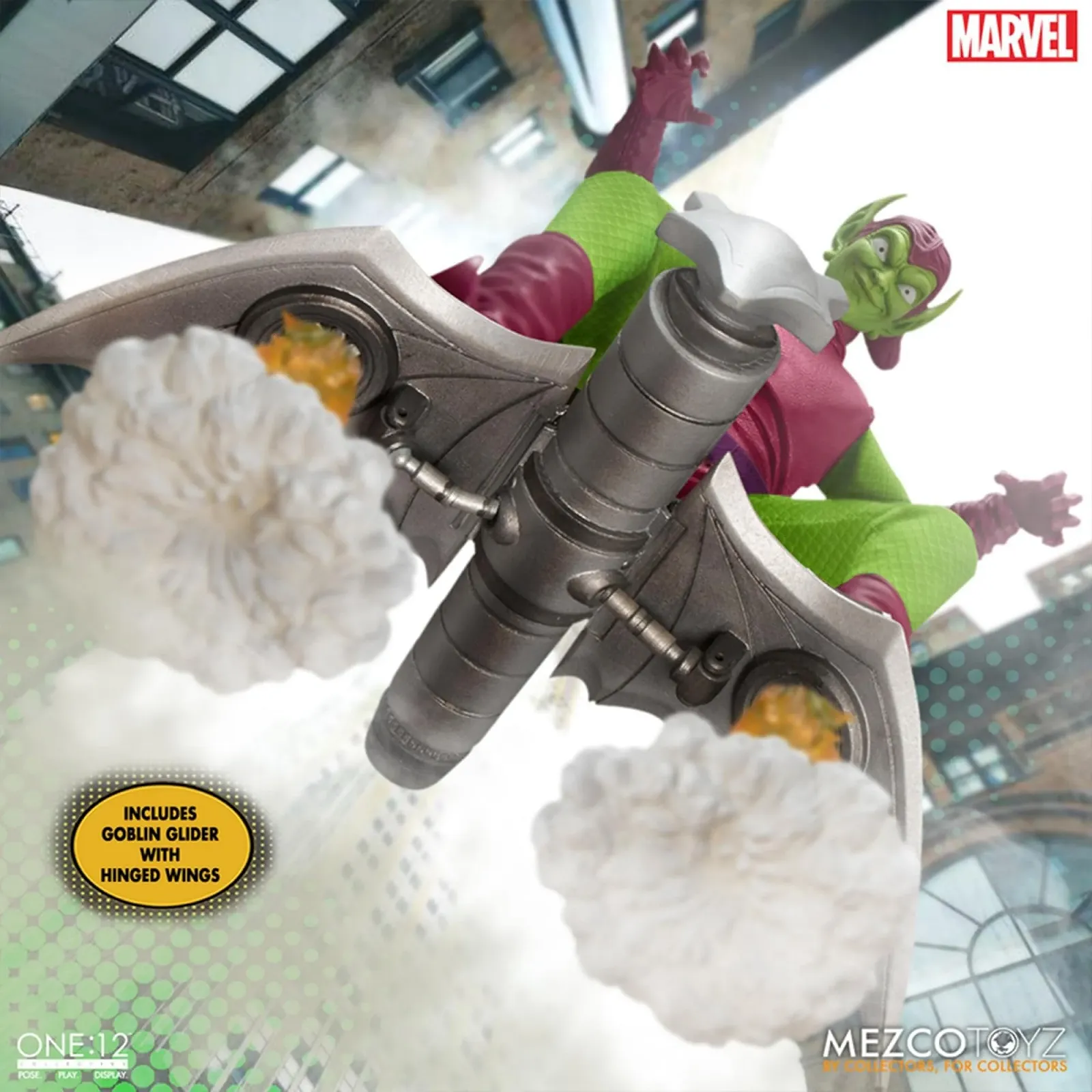 Фігурка Mezco Marvel Green Goblin One:12 Deluxe Edition, фото №3