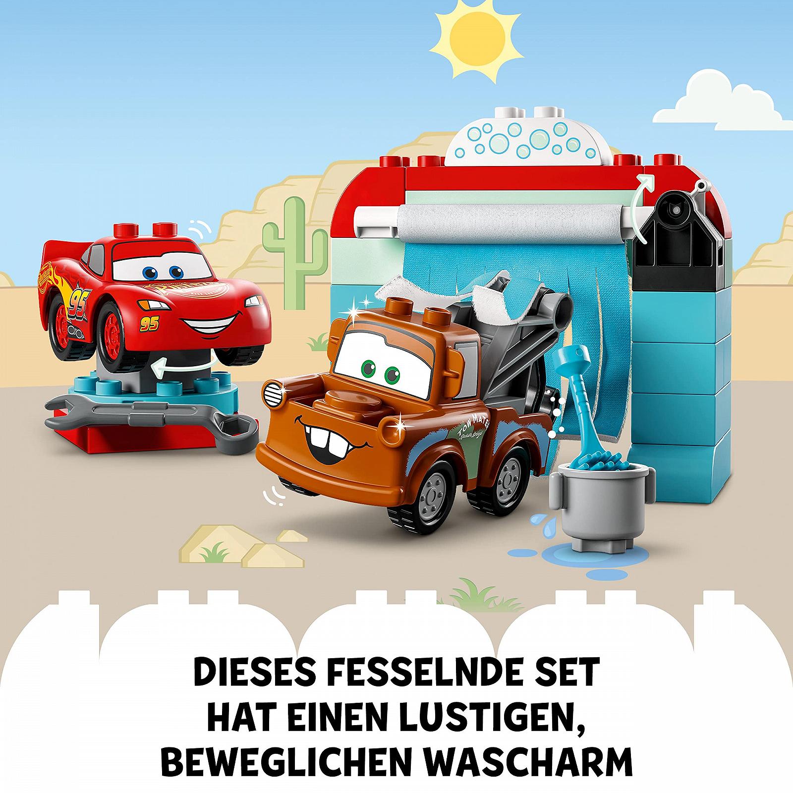 Конструктор DUPLO Disney Lightning McQueen und Mater in der Waschanlage, фото №5 Конструктор DUPLO Disney Lightning McQueen und Mater in der Waschanlage, фото №5