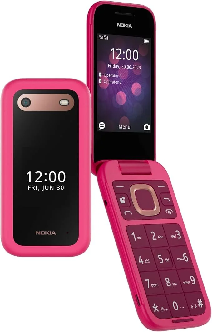 Телефон 2.8'' Nokia 2660 Flip / 48/128Mb / 4G / 2-SIM / Bluetooth 4.2 / FM / SD-слот / Камера 0.3Мп / 1450мАг / Ліхтарик / S30+ / Pink, фото №2