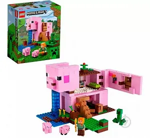 Конструктор LEGO Minecraft Дом-свинья 21170 - Фото 1