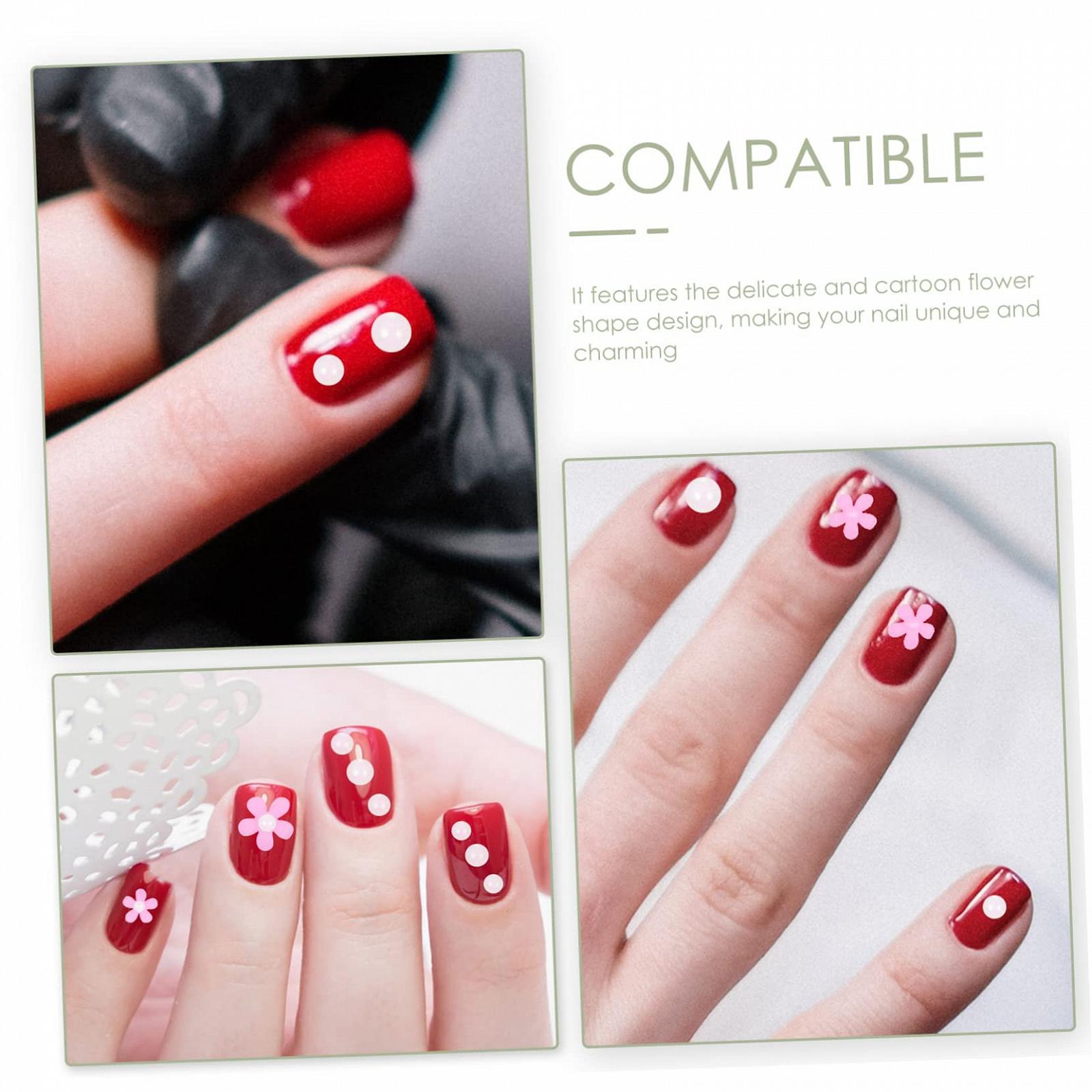 Цветок Healvian 3D для ногтей, украшение для маникюра (3 коробки), фото №5