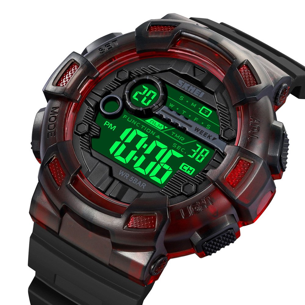Годинник Skmei 2110BKRD Black-Red SALE, фото №2