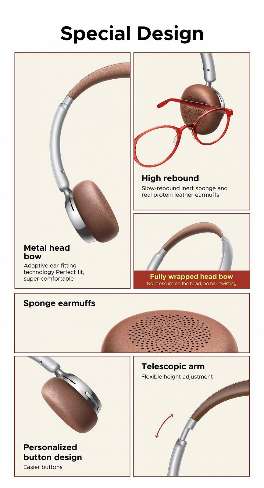 Навушники Ugreen Studio Plus ANC BT6.0 80год Multipoint Black, фото №11 Навушники Ugreen Studio Plus ANC BT6.0 80год Multipoint Black, фото №11