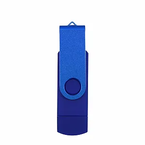 USB-накопичувач 256 GB Набір 2 шт. Metal Swivel USB 2.0 Type-C Мультиколор synthetic.ua - Фото 1