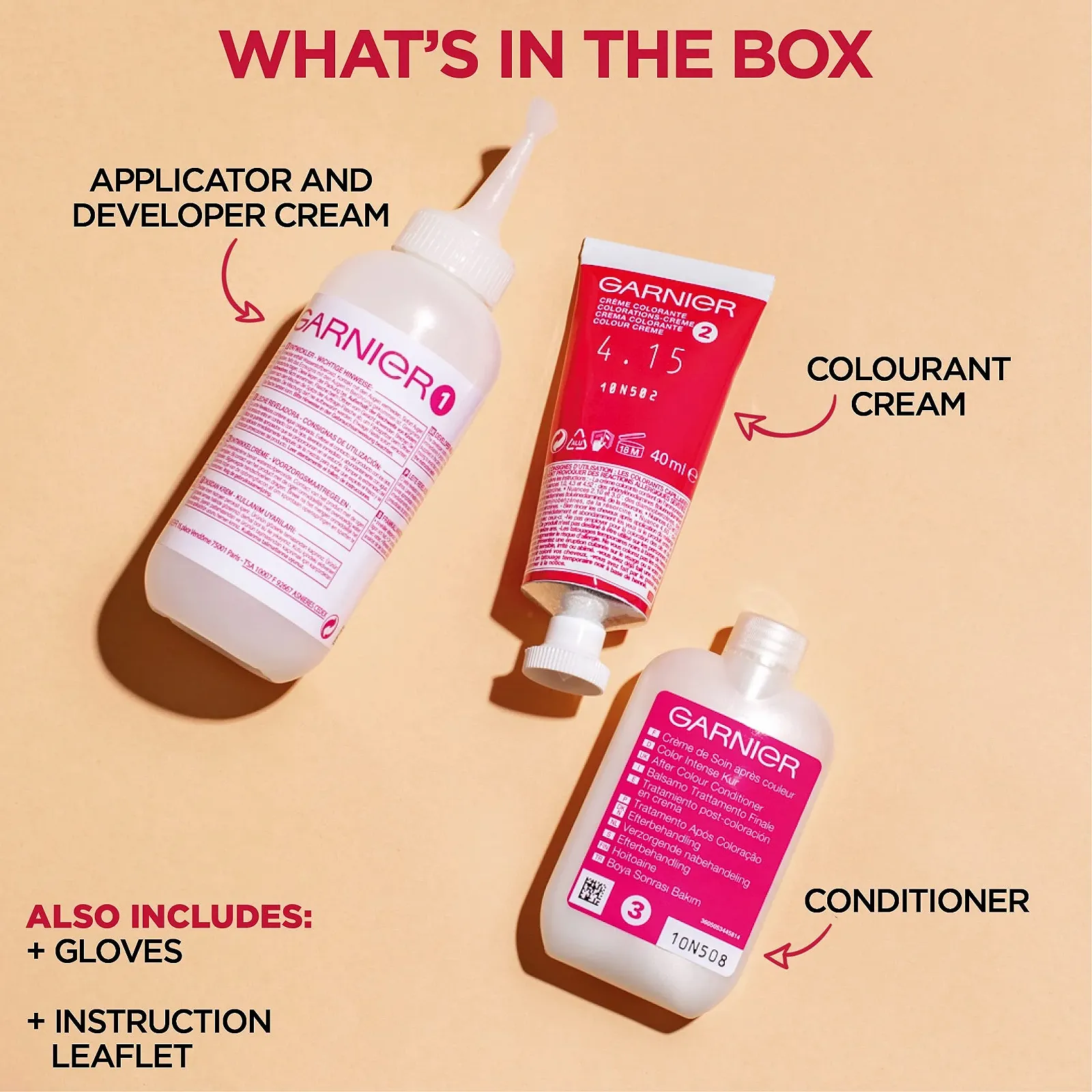 Фарба для волосся Garnier Color Sensation 4.15 Крижаний Каштан, фото №2