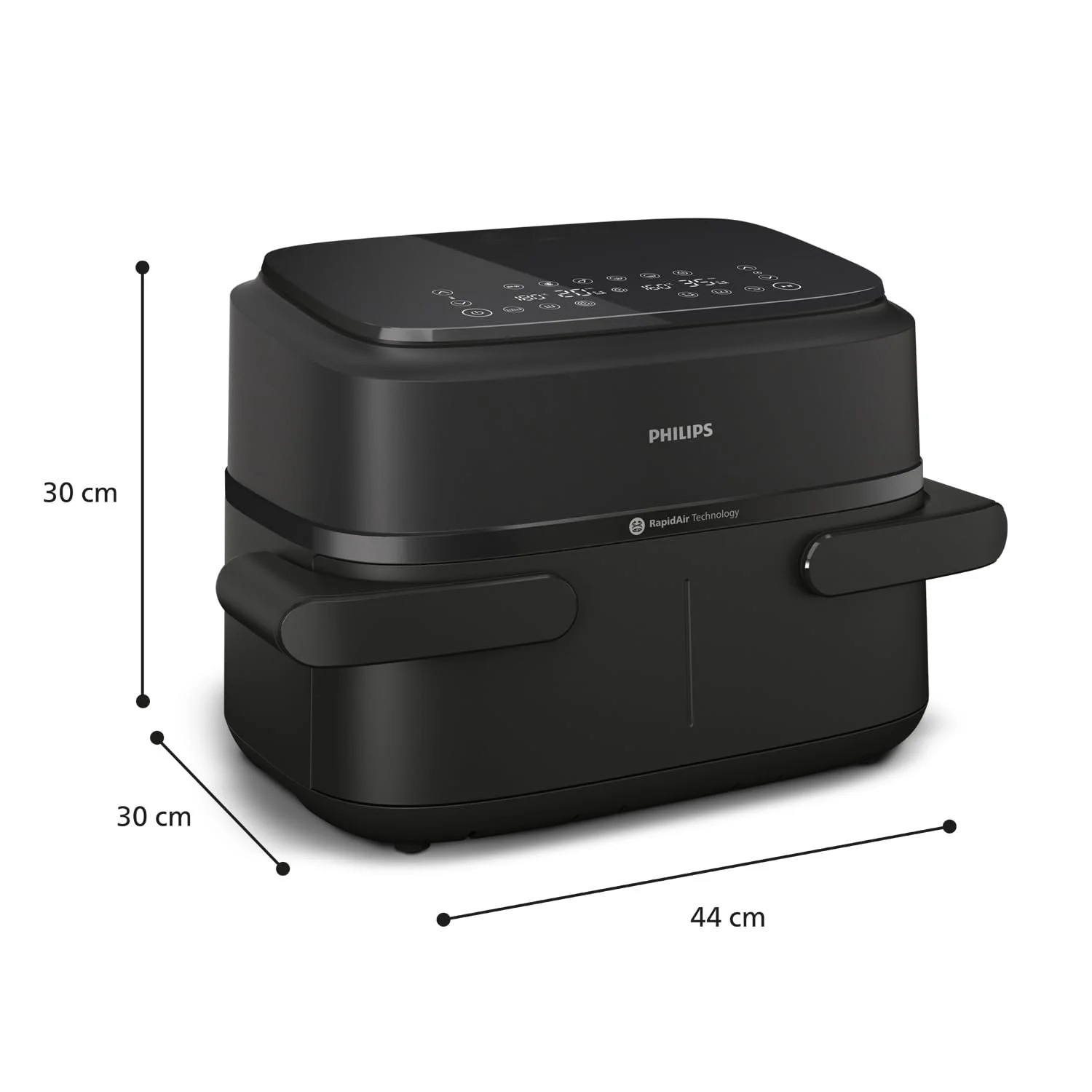 Мультипечь PHILIPS Airfryer XXL NA351/00 7.1 л 2450 Вт Черная, фото №3 Мультипечь PHILIPS Airfryer XXL NA351/00 7.1 л 2450 Вт Черная, фото №3