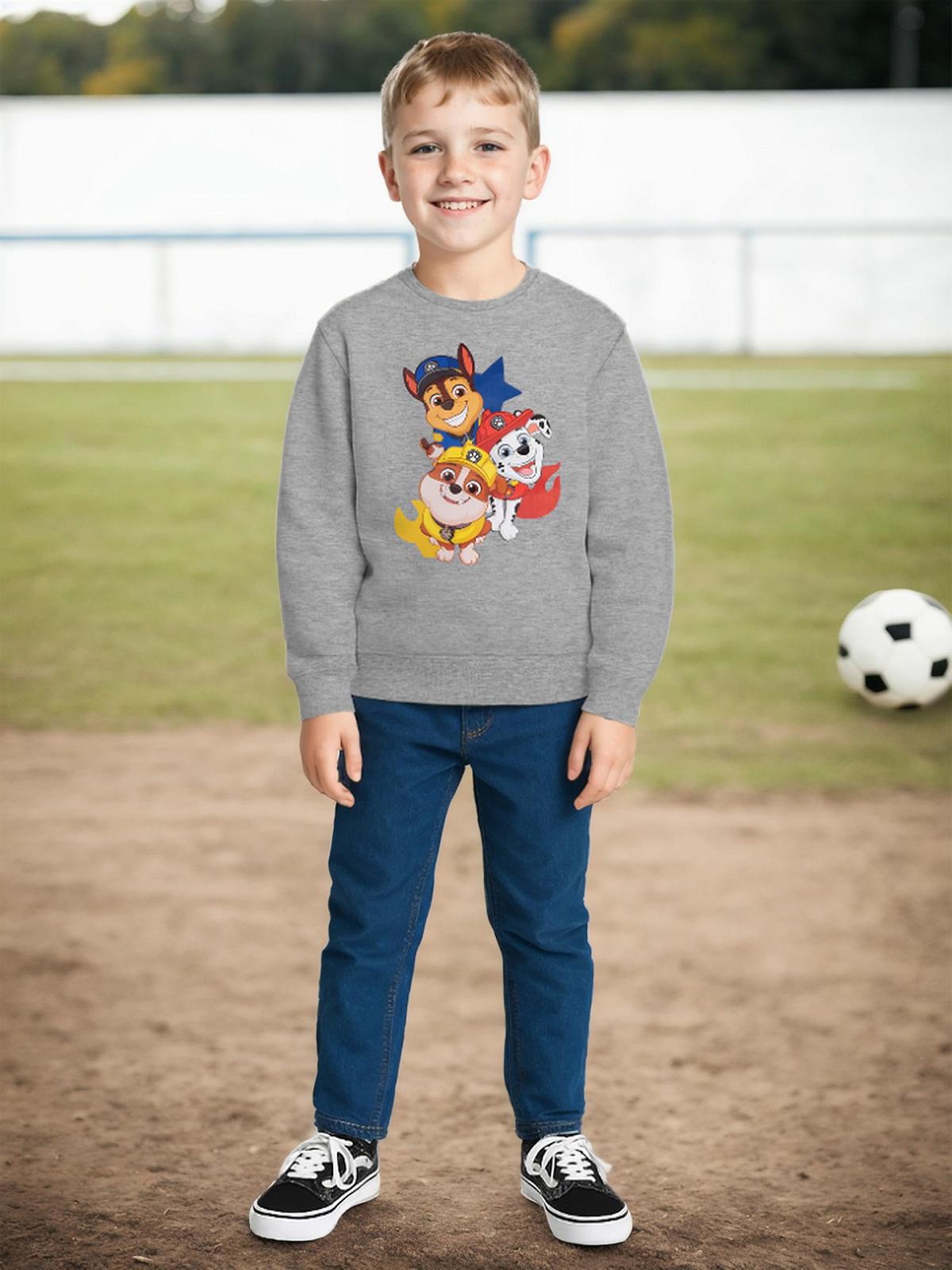 Світшот United Labels Paw Patrol для хлопчиків - Дитячий пуловер Сірий, фото №3