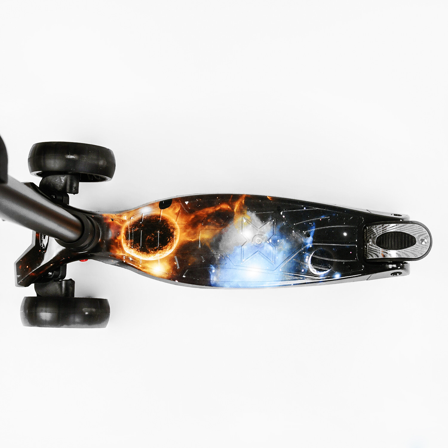 Самокат Best Scooter MAXI S 4 колеса PU СВЕТ Planets 60 кг Разноцветный 111810, фото №4