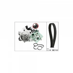 Комплект ГРМ с водяным насосом Schaeffler INA 530 0743 30 для AUDI SEAT SKODA VW - Фото 1