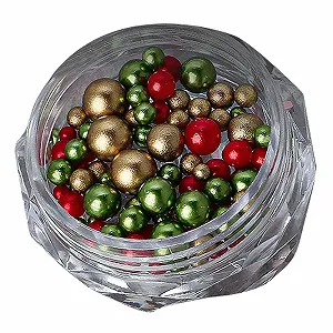 Мікс Смоляні намистини з пласкою задньою частиною для рукоділля - Фото 1