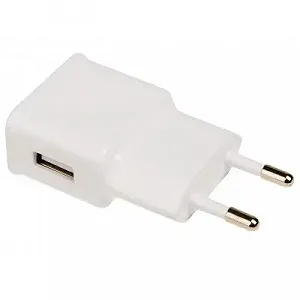 Зарядное устройство Grand-X 1*USB, 1A White cable USB Lightning Cu 2.1А, 1m CH765LTW synthetic.ua - Фото 1