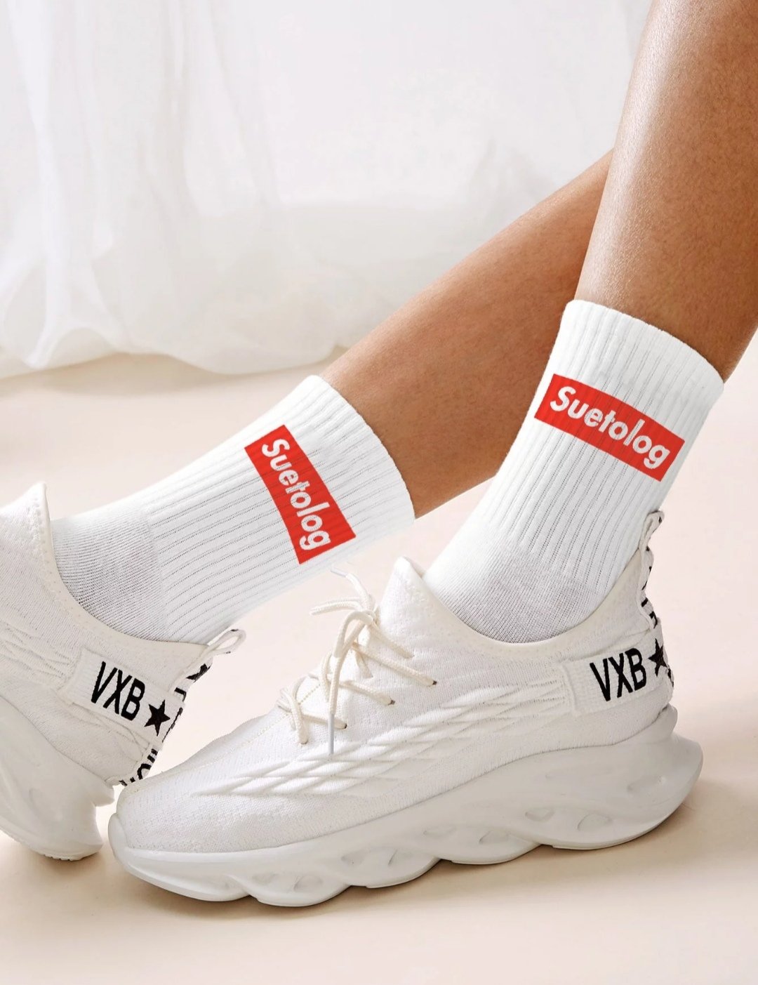 Чоловічі молодіжні шкарпетки високі демісезонні білі 40 - 45 розмір, фото №2