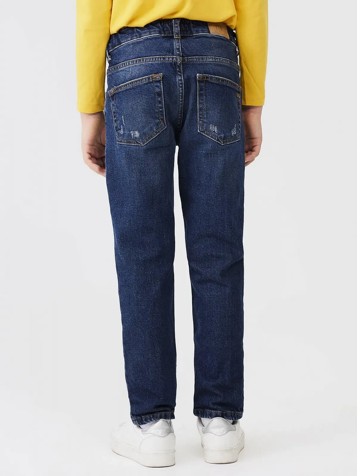 Джинсы LTB Frey B для мальчиков, зауженные, средняя посадка, на молнии, средне-синие - размер 140 см, фото №3