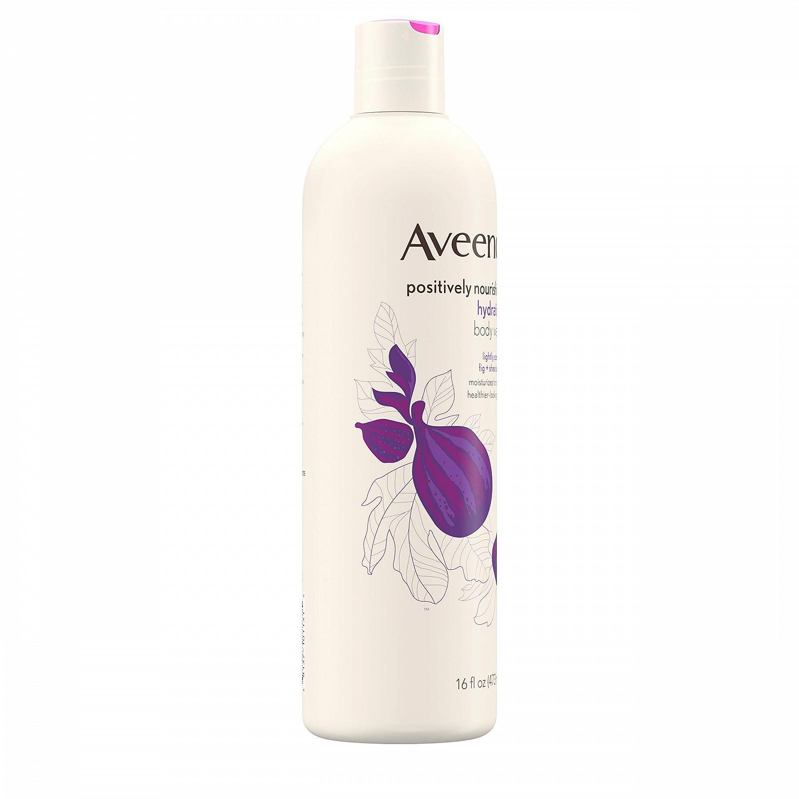 Гель для душу Aveeno Active Naturals Positively Nourishing Hydrating Інжир та масло ши 472 мл, фото №3
