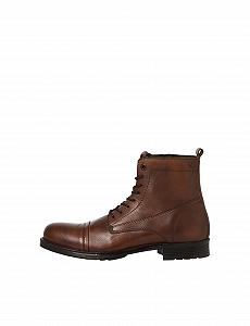Ботинки JACK & JONES Jfwshaun Кожаные На Шнуровке - Фото 1