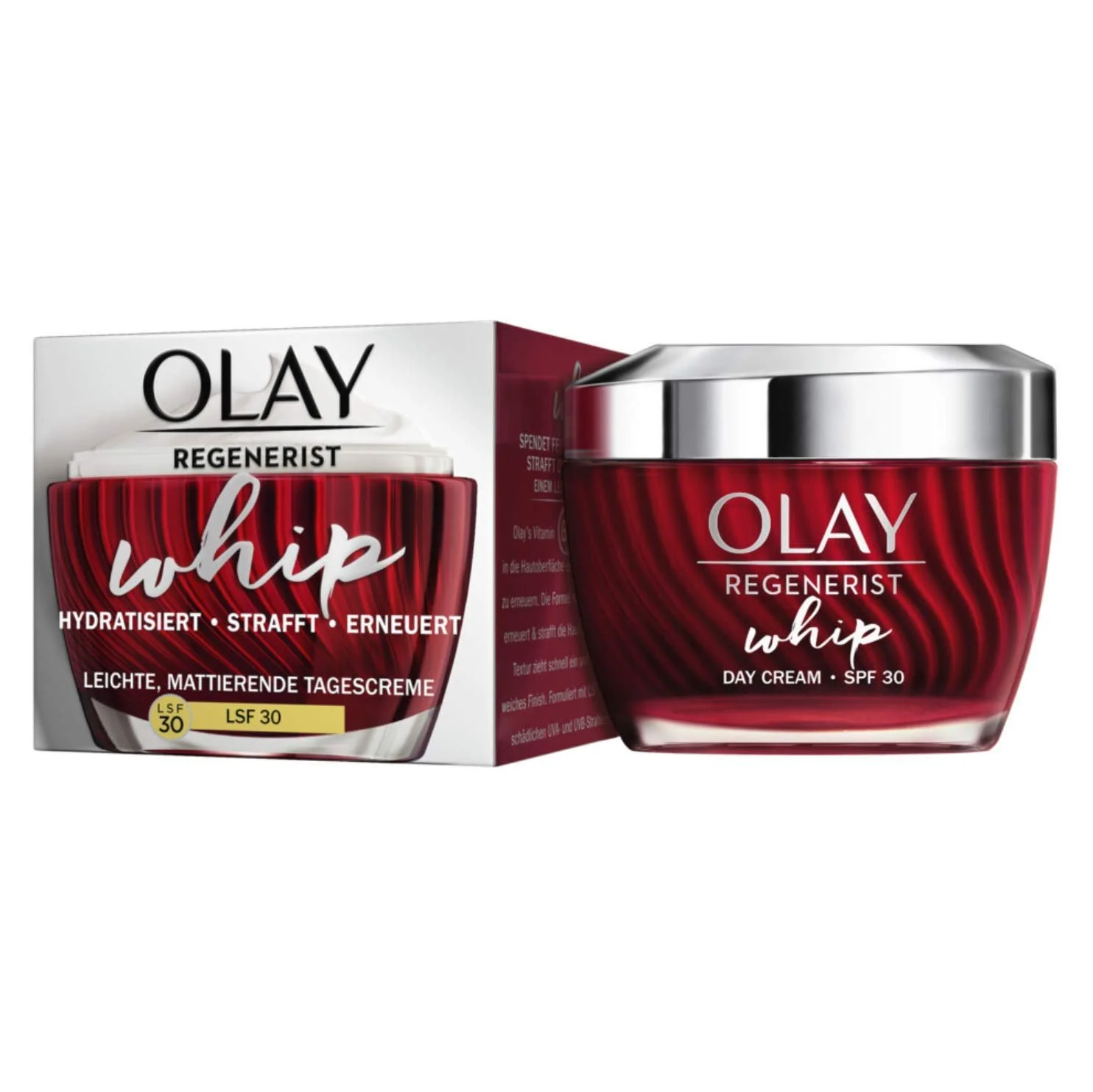 Денний крем Olay Regenerist Whip легкий матуючий SPF 30 50 мл, фото №2 Денний крем Olay Regenerist Whip легкий матуючий SPF 30 50 мл, фото №2