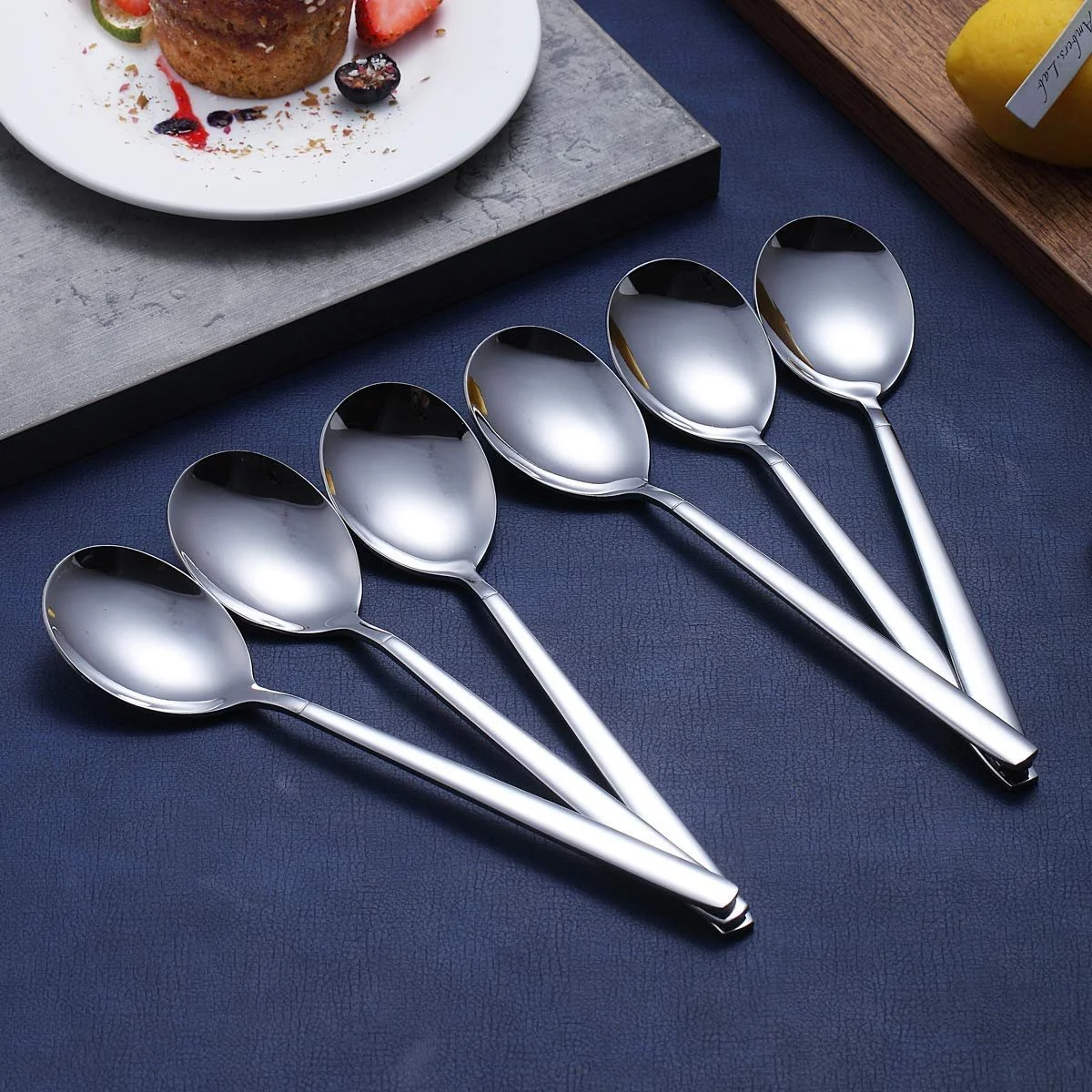 Ложка столова Berglander з 6 штук, з нержавіючої сталі, фото №3